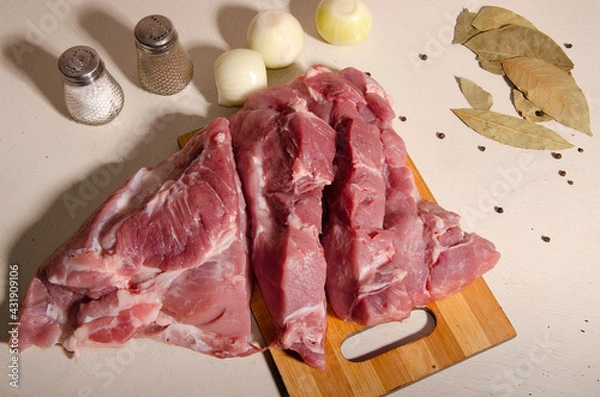 Obraz fresh pig meat