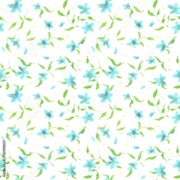 Obraz Seamless floral pattern. Spring design.