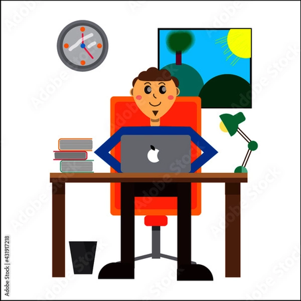 Obraz child in classroom 