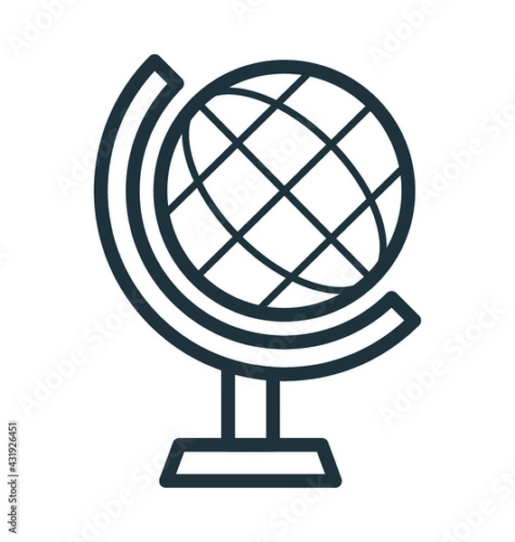 Fototapeta Table Globe 