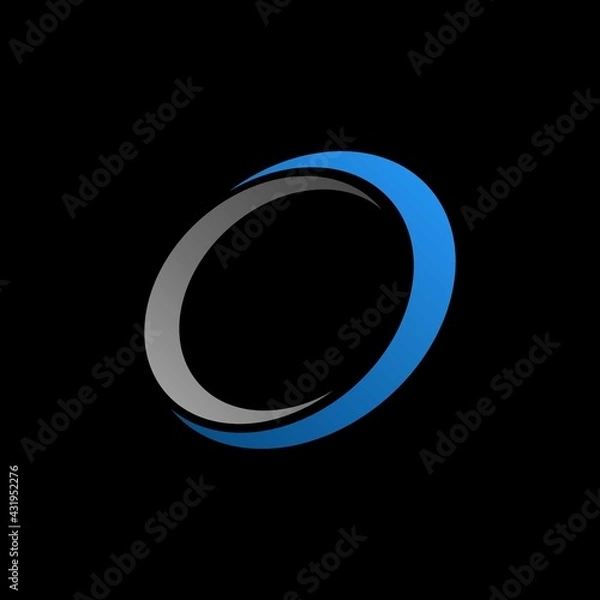 Fototapeta Circle abstract logo icon vector template
