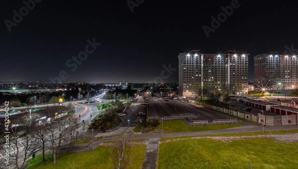 Obraz night view of the city