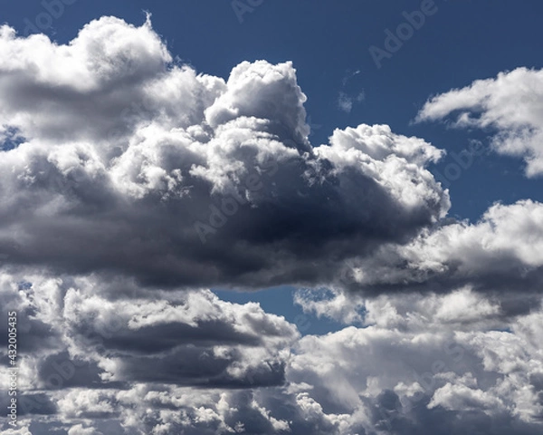 Obraz blue sky with clouds