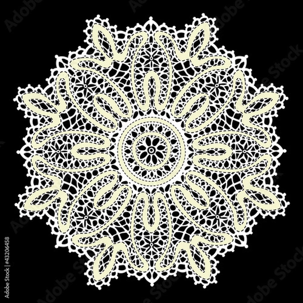 Obraz Delicate lace doily pattern