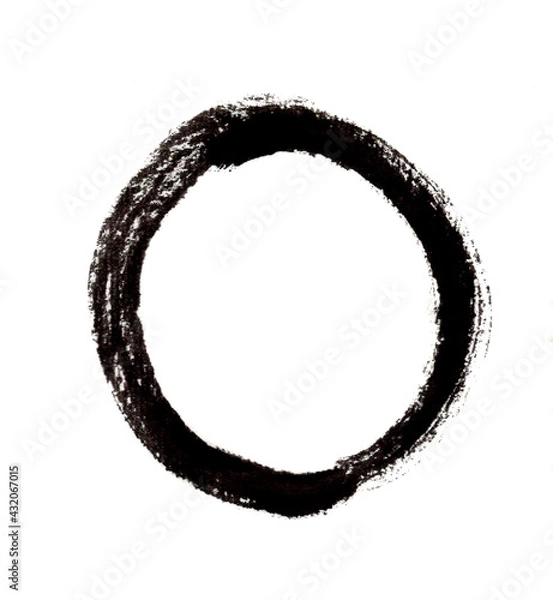 Obraz 円相　筆文字