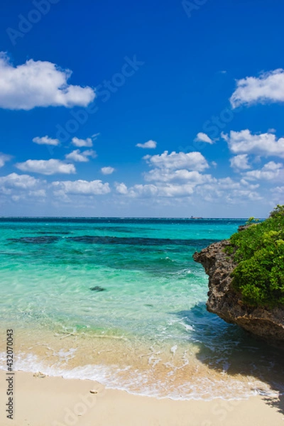 Obraz 沖縄県　宮古島　フナクスビーチ