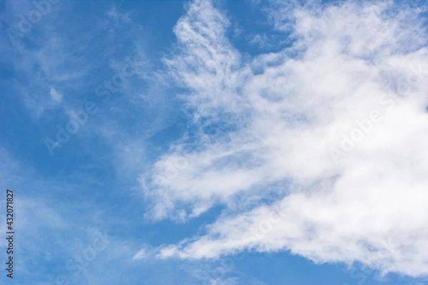 Fototapeta cloud with blue sky background.