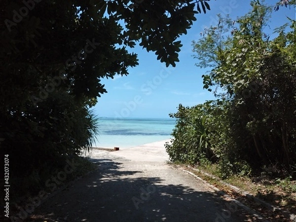 Obraz sunset on the river