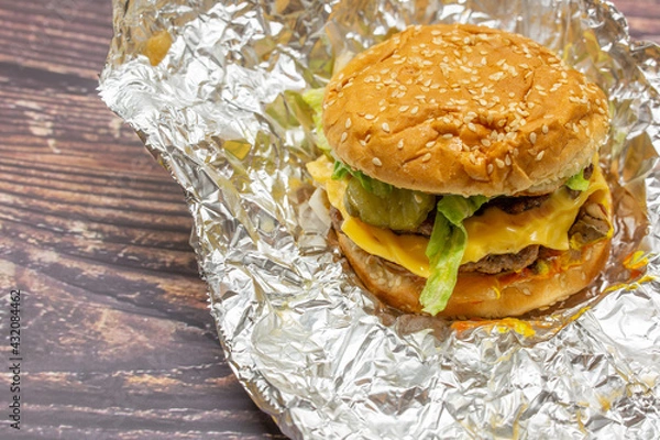 Fototapeta a hamburger