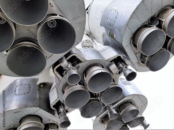 Fototapeta rocket engine