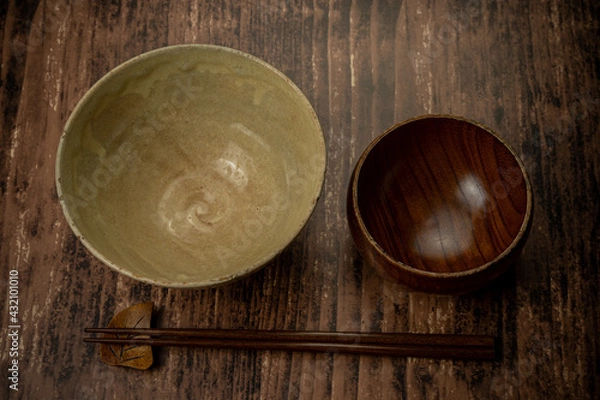 Obraz アンティークなお茶碗