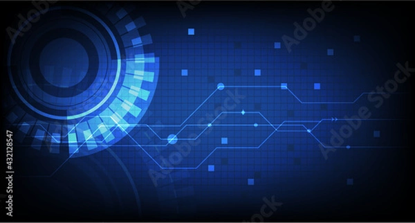 Obraz Modern abstract technology background