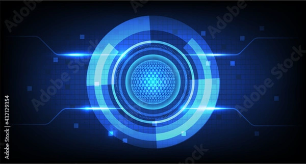 Obraz Abstract background of science and technology