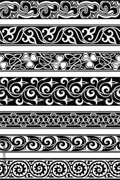 Fototapeta seamless borders