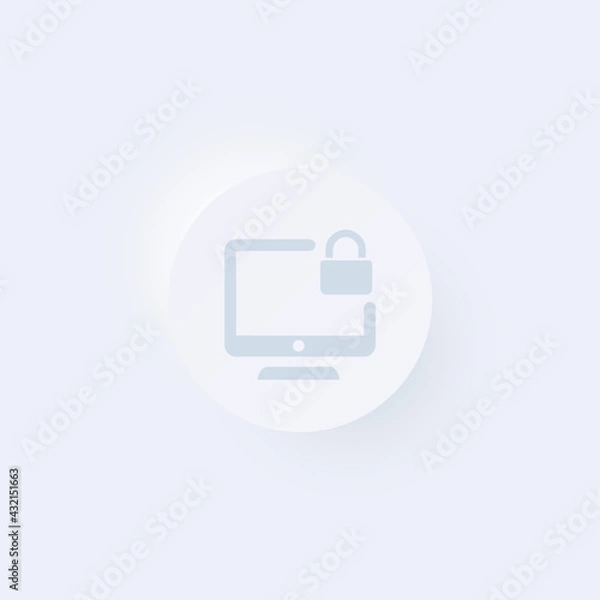 Fototapeta Lock System - Sticker