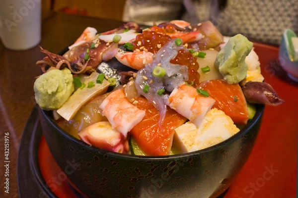 Fototapeta 千葉県木更津市の割烹小料理屋で食べたばらちらし