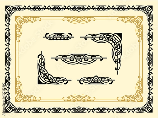 Fototapeta Design elements