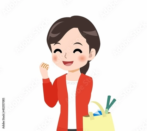 Fototapeta 若いきれいなお母さん