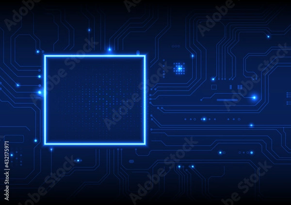 Obraz circuit board background