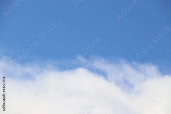 Fototapeta dramatic cloudy blue sky heaven air