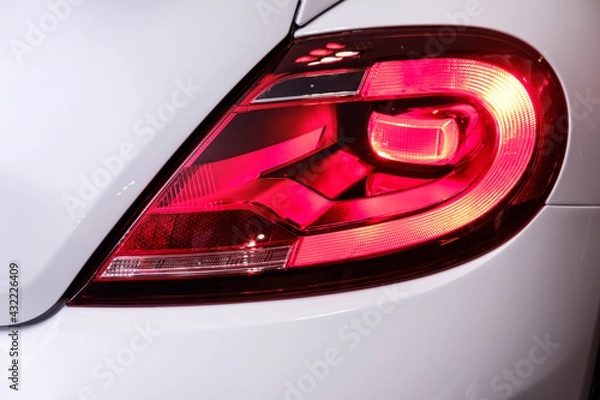 Obraz electric car headlight