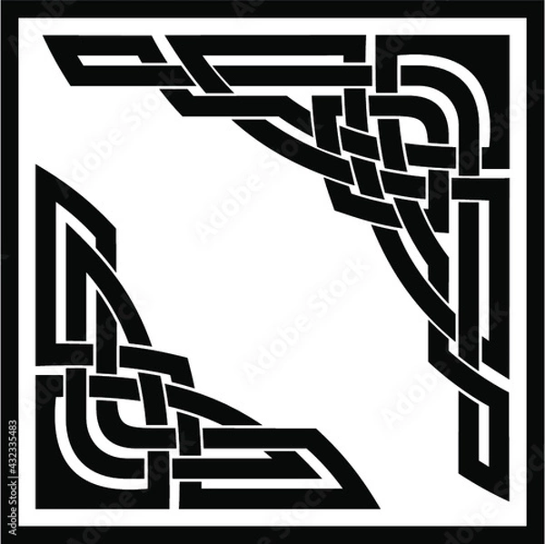 Fototapeta Celtic corners