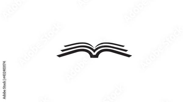 Obraz Creative Black Book Logo