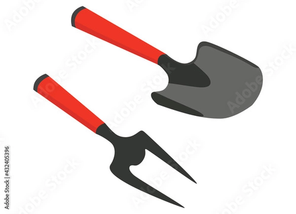 Obraz spatula and grill fork