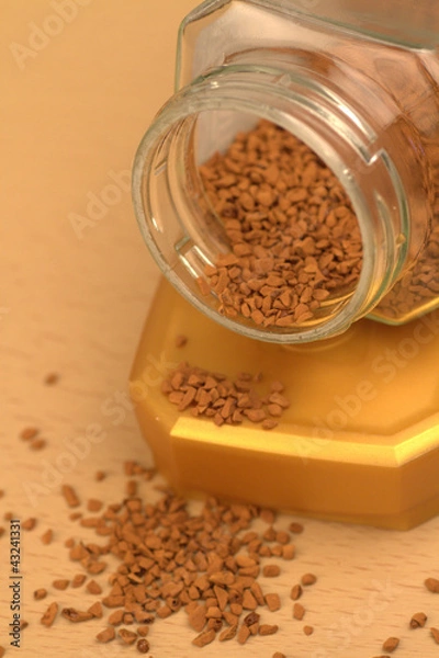 Fototapeta caffè istantaneo solubile