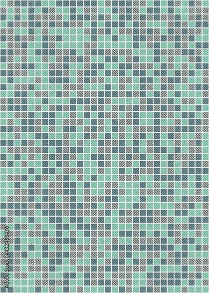 Obraz Abstract Geometric Pattern generative computational art illustration