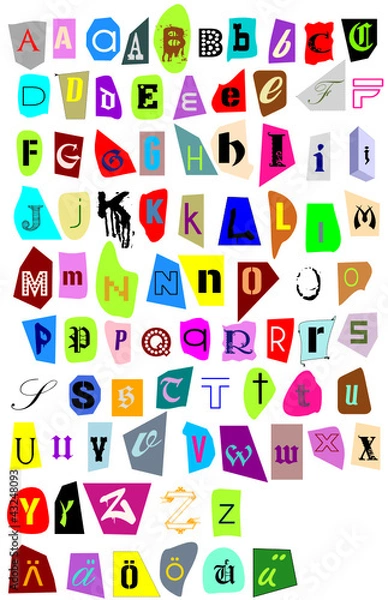 Obraz buchstaben