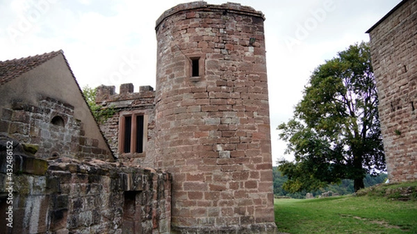Obraz Burgruine Lützelburg, Château de Lutzelbourg bei Lutzelbourg im französischen Département Moselle