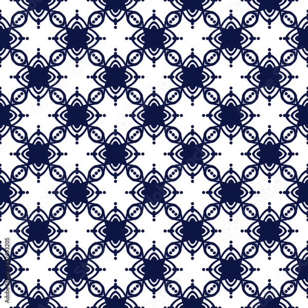 Fototapeta Mandala Pattern Stencil doodles sketch good mood