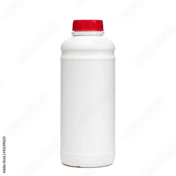 Fototapeta Pojemnik plastikowy na białym tle