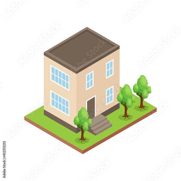 Obraz Isometric House Icon