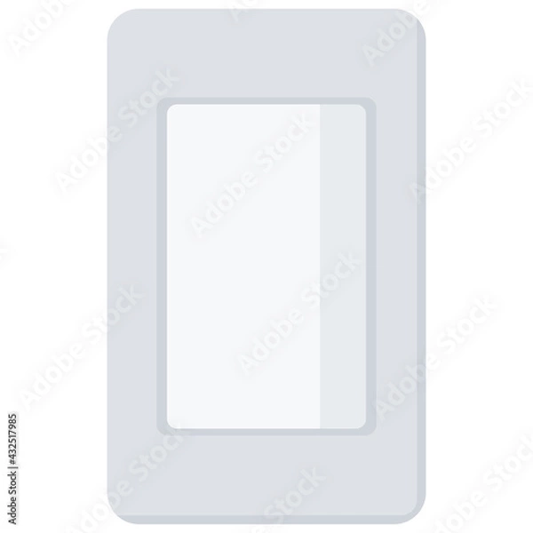 Fototapeta Simple Electric Light Switch Vector Icon