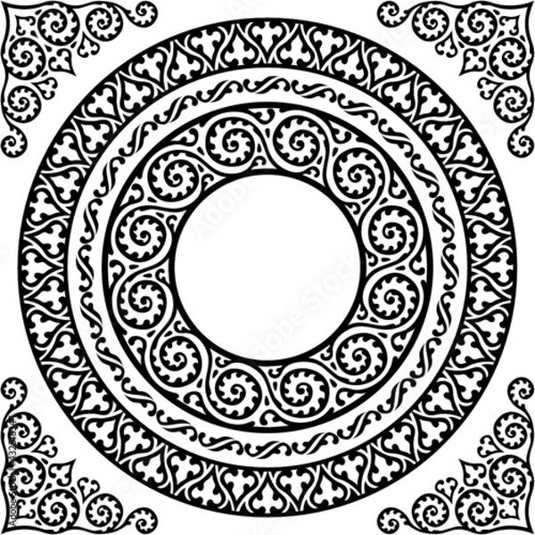 Fototapeta circle frames set