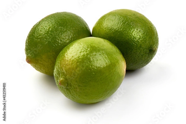 Obraz Fresh Lime, isolated on white background