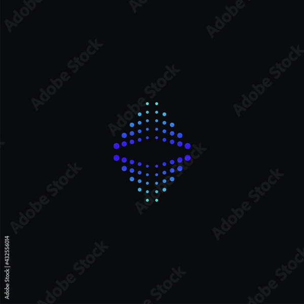Obraz Abstract technology logo design vector template
