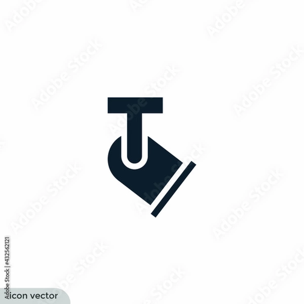 Obraz spotlight icon vector
