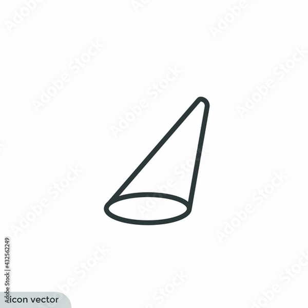 Obraz spotlight icon vector
