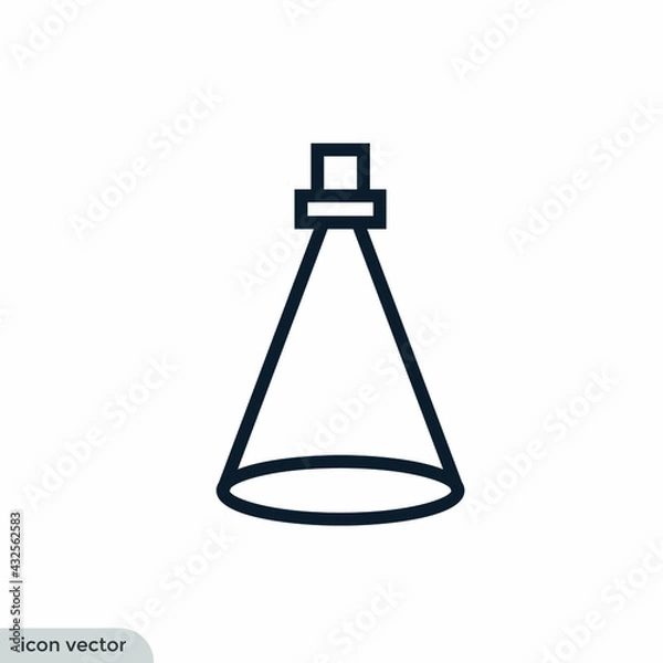 Obraz spotlight icon vector