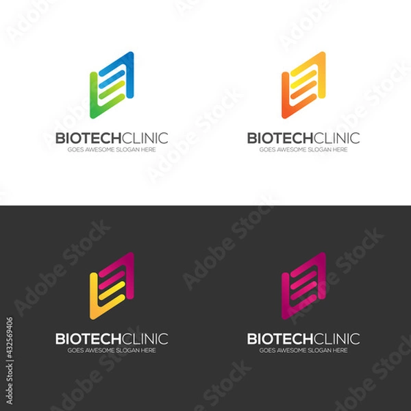 Fototapeta Abstract concept logotype design template vector geometric