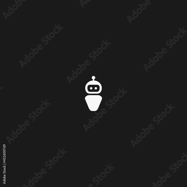 Obraz BEST ROBOT LOGO EDITABLE, ROBOT VECTOR, ROBOT ICON, SUPPORT SERVICE BOT,  SMART, ANDROID, VECTOR EDITABLE	