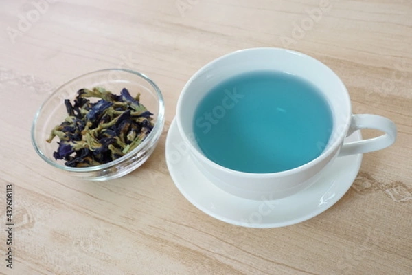 Fototapeta バタフライピー　ハーブティー