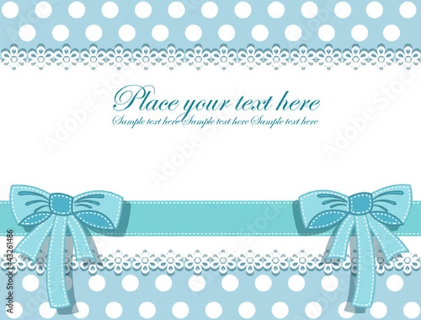 Obraz Baby shower card