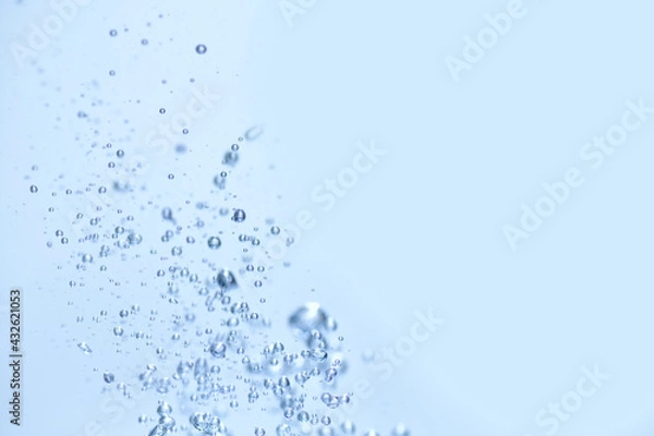 Obraz 水中を漂う気泡
