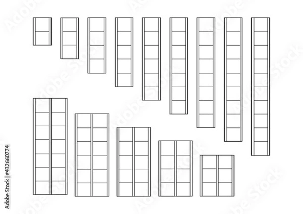 Obraz Square paper or manuscript paper