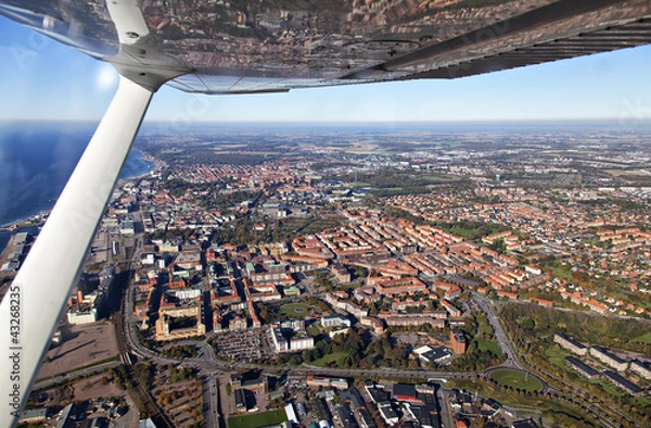 Obraz Aerial view of Helsingborg