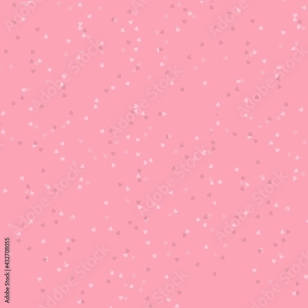 Obraz Colorful  pink hearts abstract design pattern